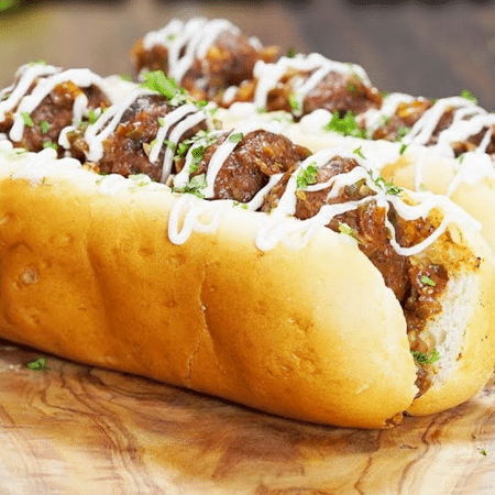 Masala Manchurian Hot Dog