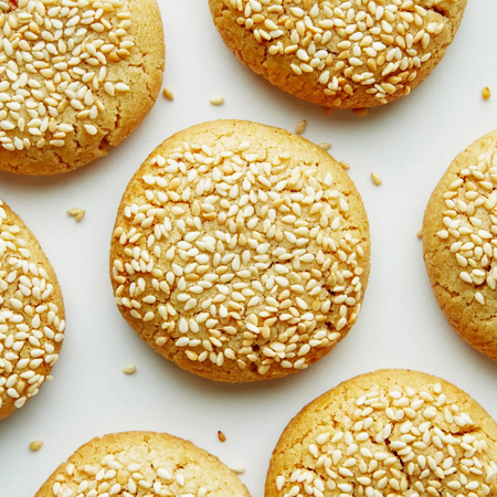 White Sesame Cookies