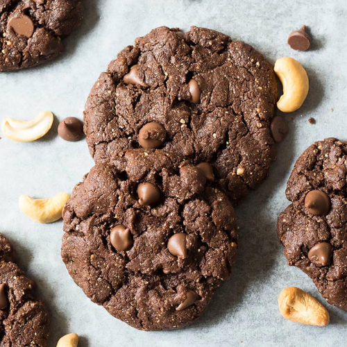 Chocolate Cookies Cashew Nut