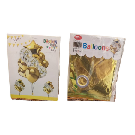 Happy bday foil balloon set