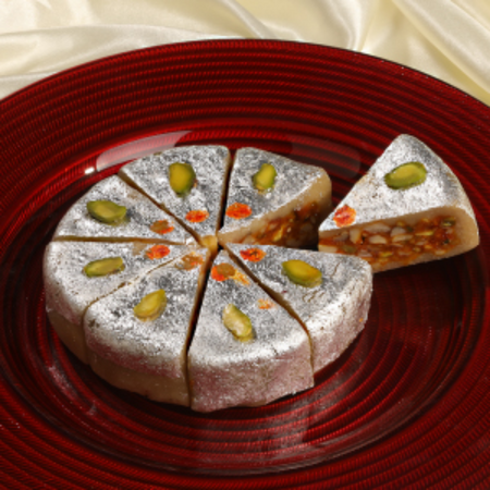 Kaju Katli Munthiri Cake Video Recipe  Nitha Kitchen