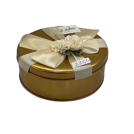 Golden Round Chocolate Box