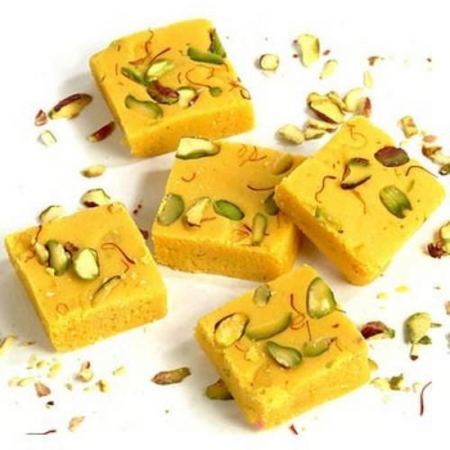 Khoya Kesar Barfi