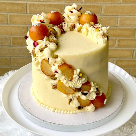 Gulab Jamun Cake