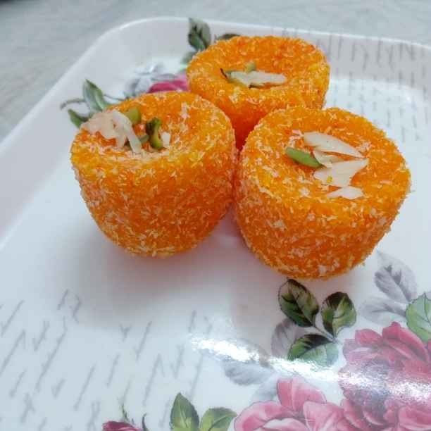 Coconut Orange Laddo