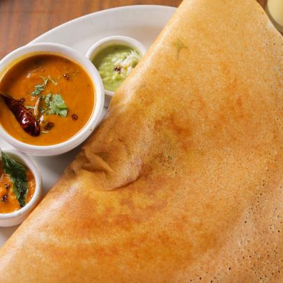 JF Paneer Dosa + Coconut Chutney