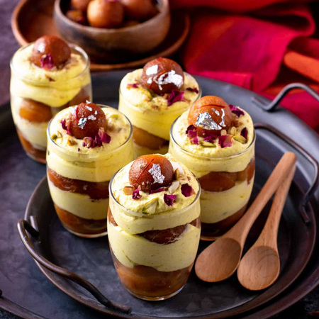 Gulab Jamun Pudding