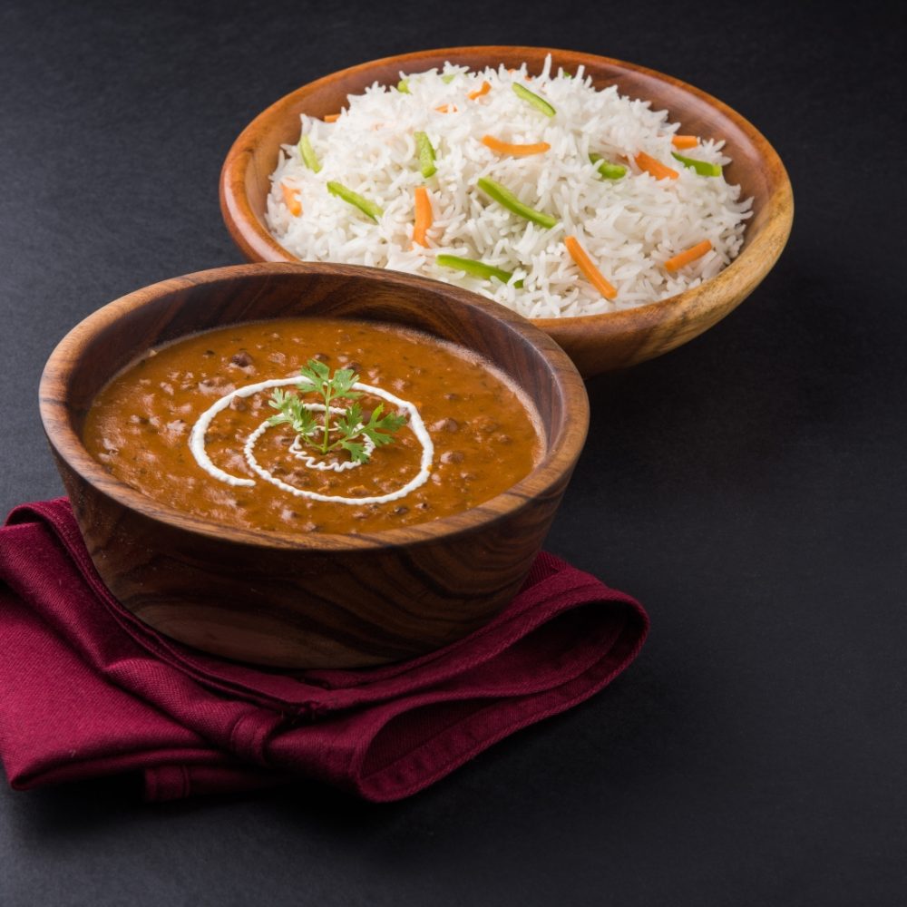 Rice With Dal Makhani
