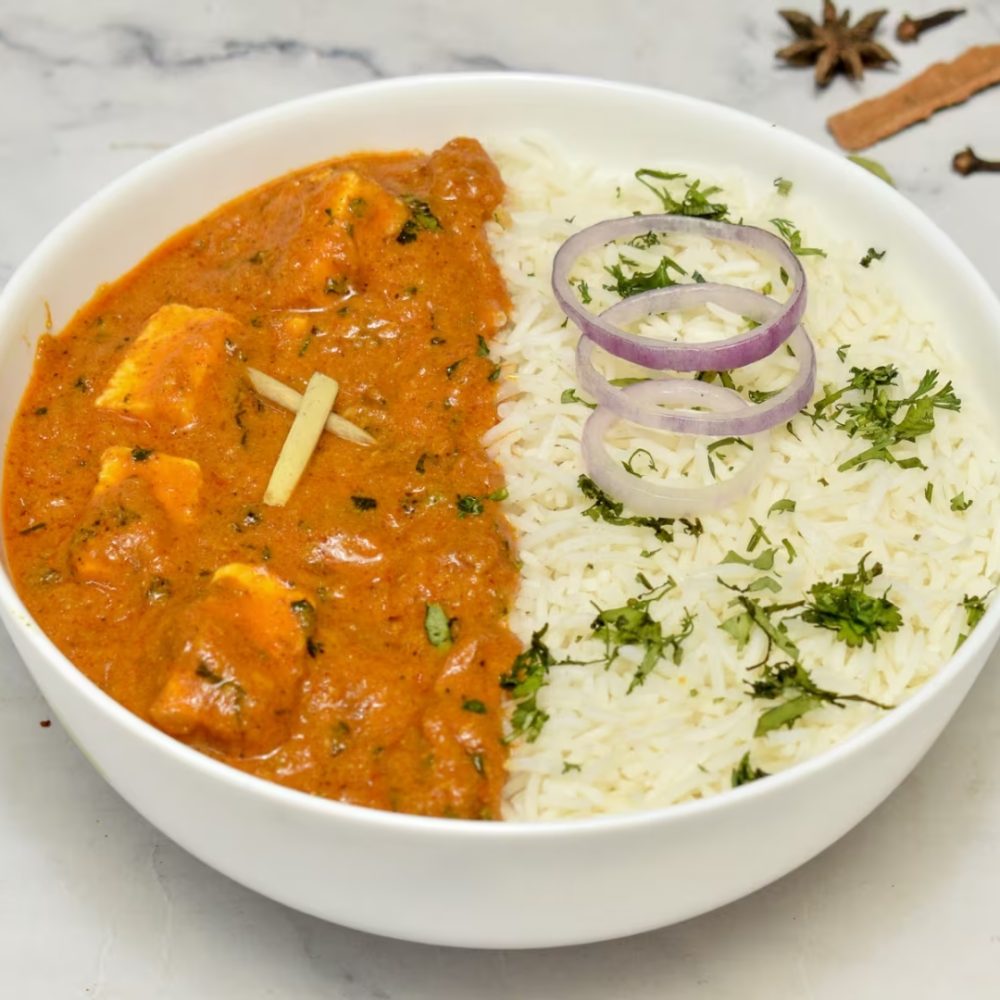 Rice With Shahi Paneer