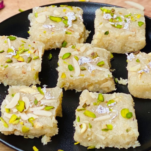 Coconut Dryfruit Barfi