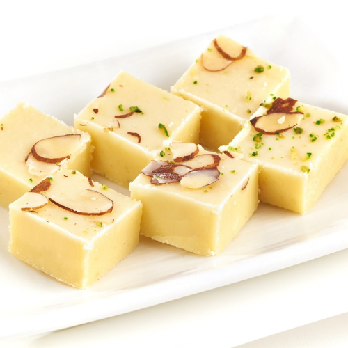 Khoya Badam Barfi